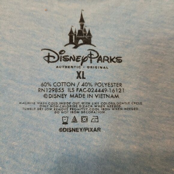 Disney Parks Radiator Springs Youth XL Blue Tee Cars Land California Adventure - Picture 4 of 5